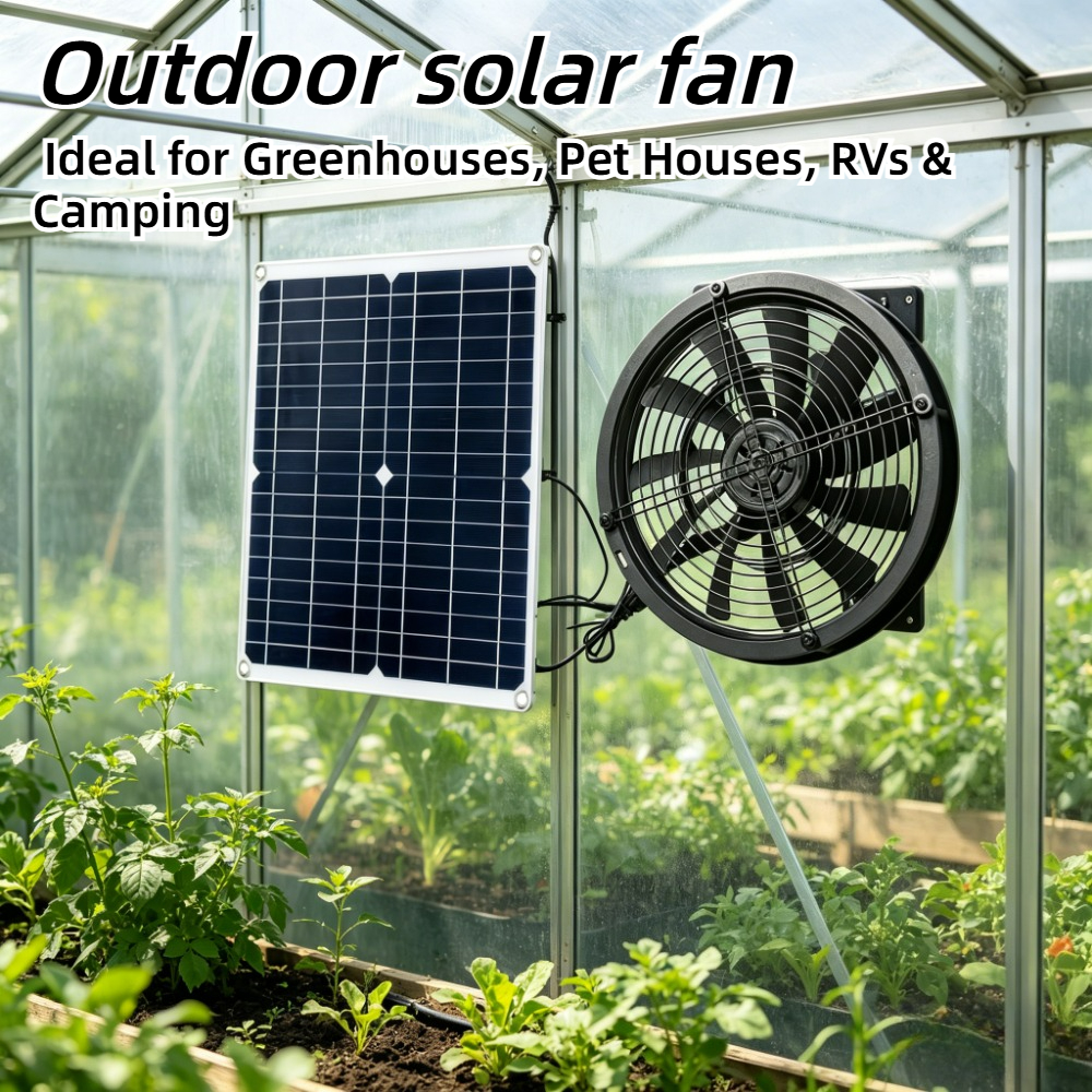 Renewable Energy House - 15W 25W NEW Solar Powered Exhaust