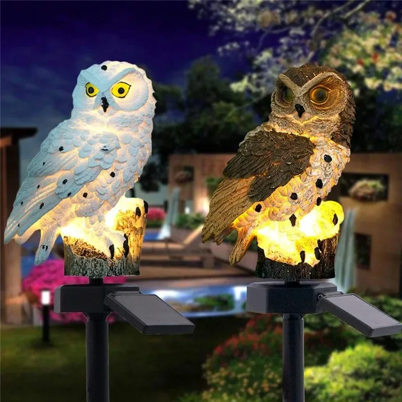 Solar Lamp Owl Animal Solar Ga - Renewable Energy House avaliação e preço