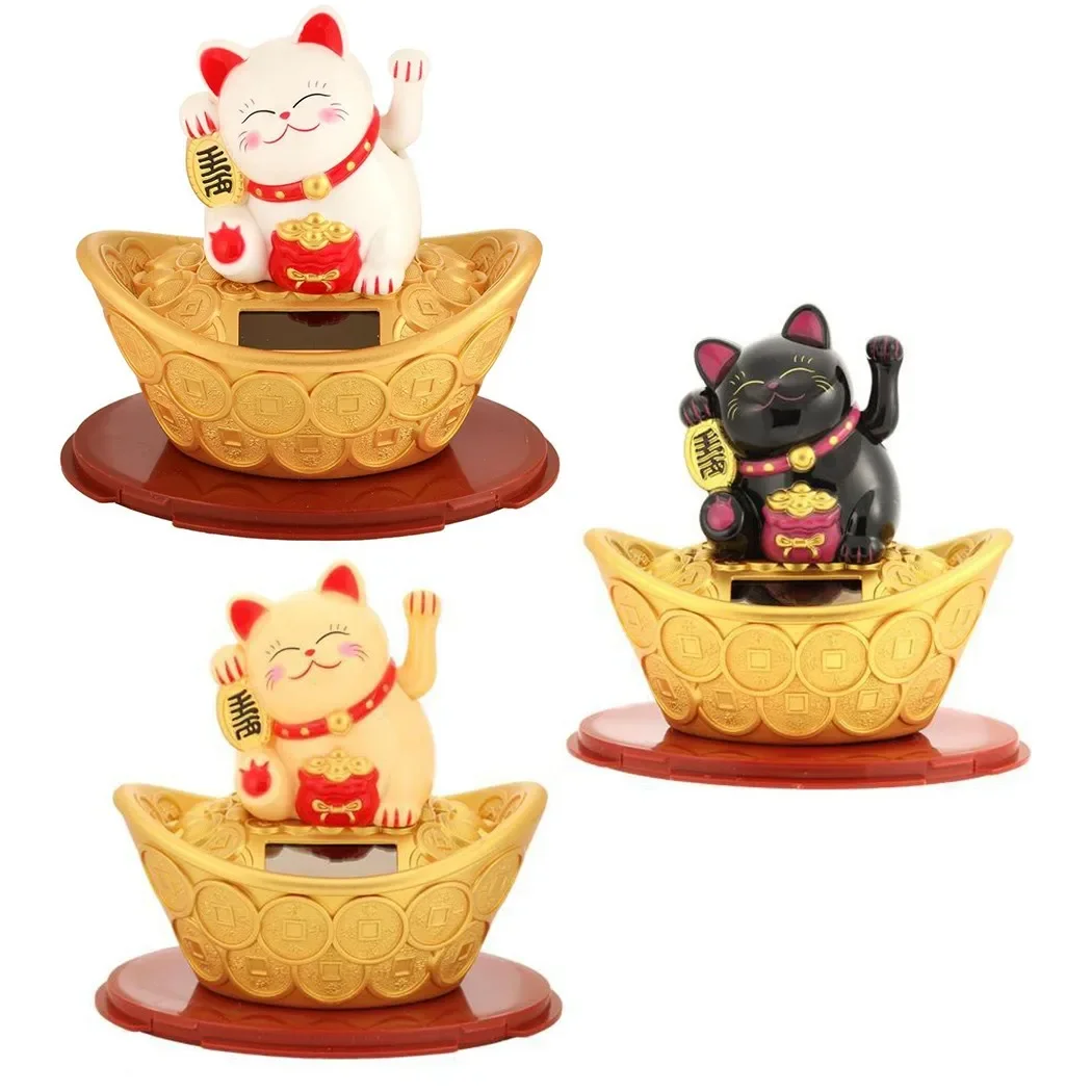 Lucky Cat Cat Wealth Cat Solar - Renewable Energy House avaliação e preço