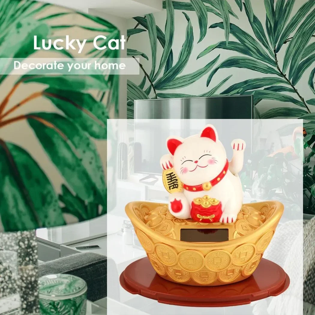 Lucky Cat Cat Wealth Cat Solar - Renewable Energy House avaliação e preço