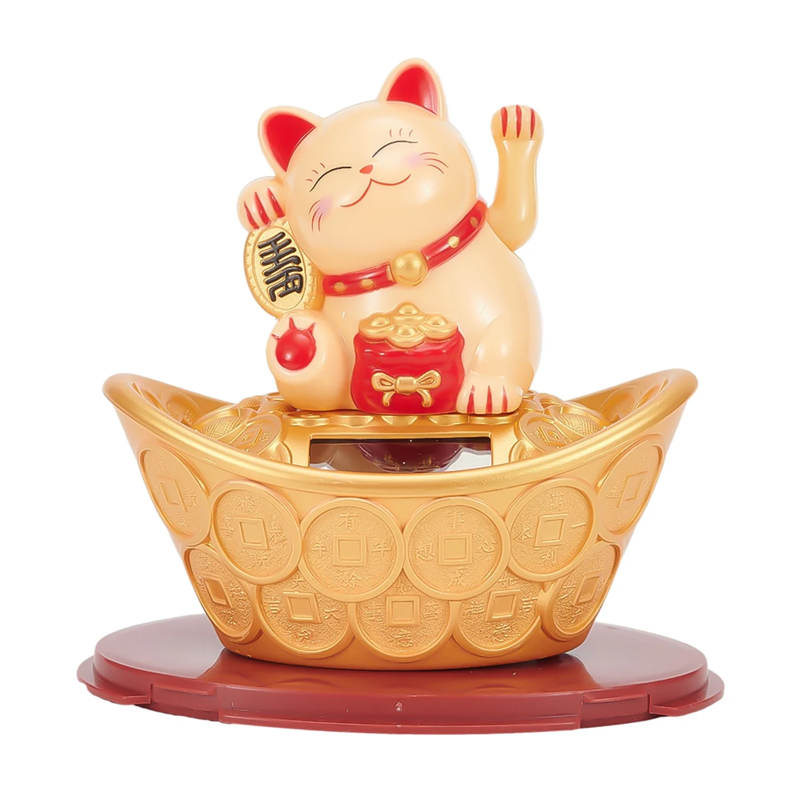 Lucky Cat Cat Wealth Cat Solar - Renewable Energy House avaliação e preço