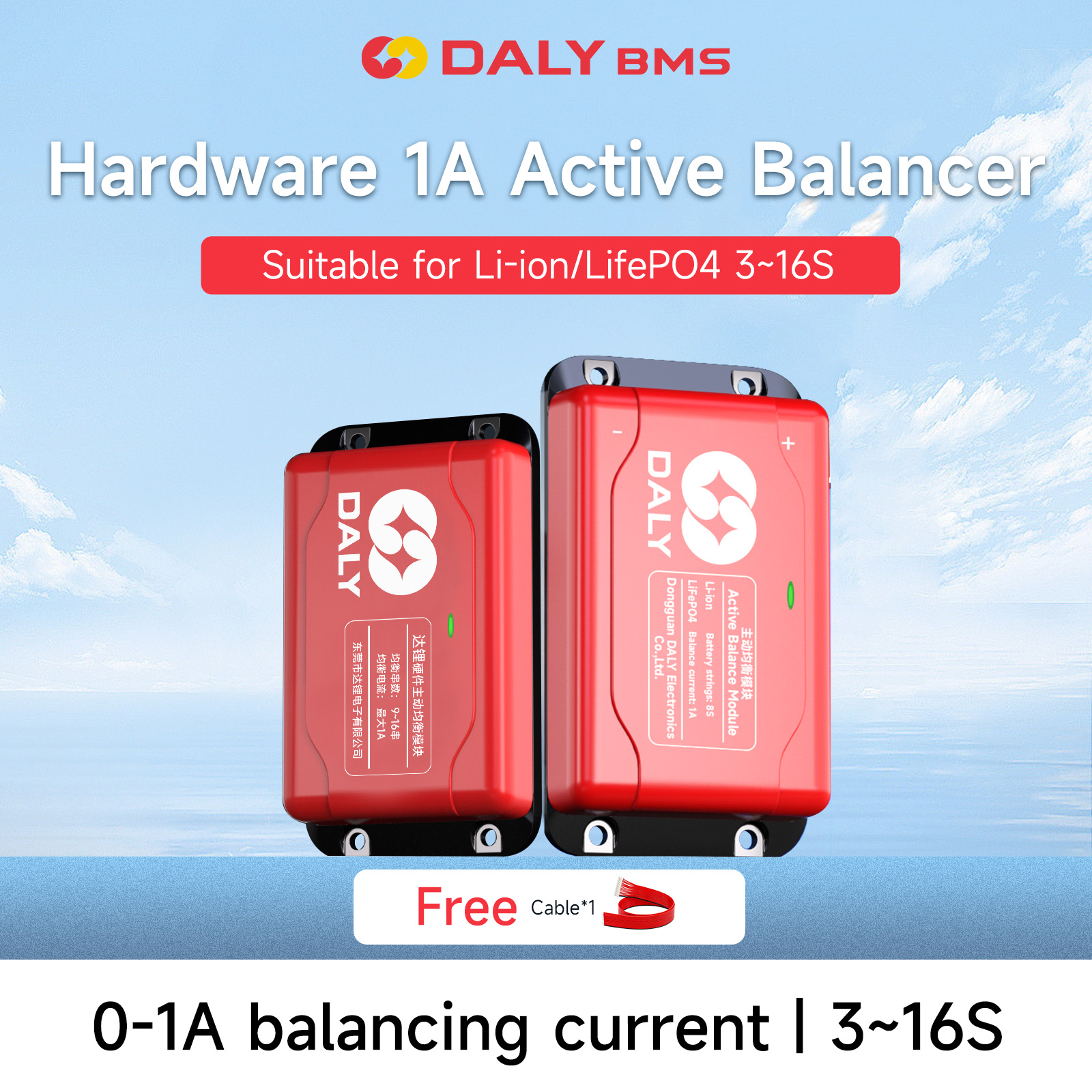 Daly Active balancer 1A hardwa - Smart Bms avaliação e preço