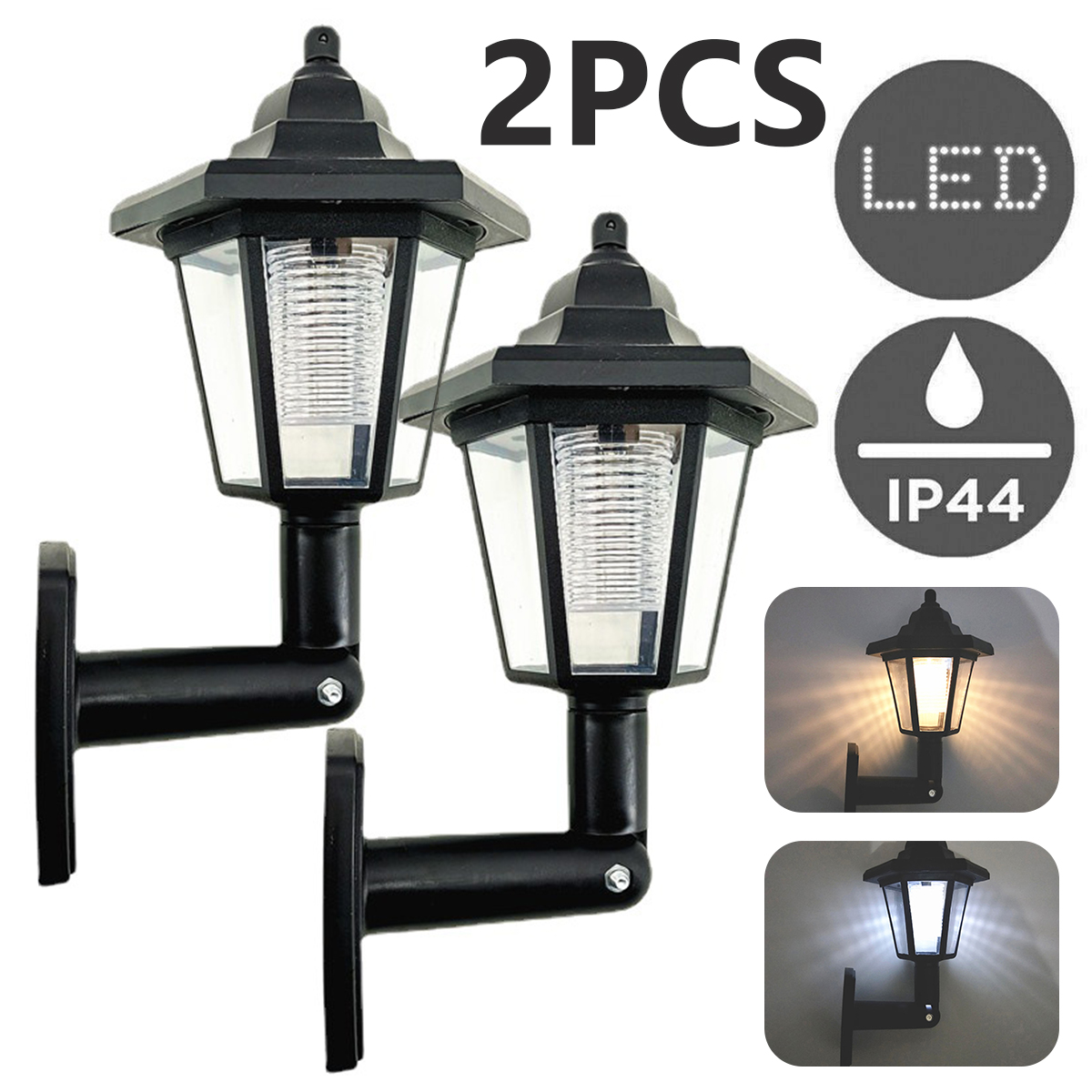 2Pcs Solar Outdoor Light Garde - Renewable Energy House avaliação e preço