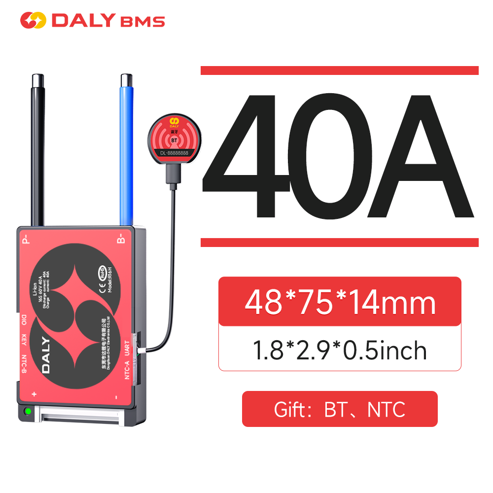 DALY Smart BMS 16S 60V 40A Li- - Smart Bms avaliação e preço