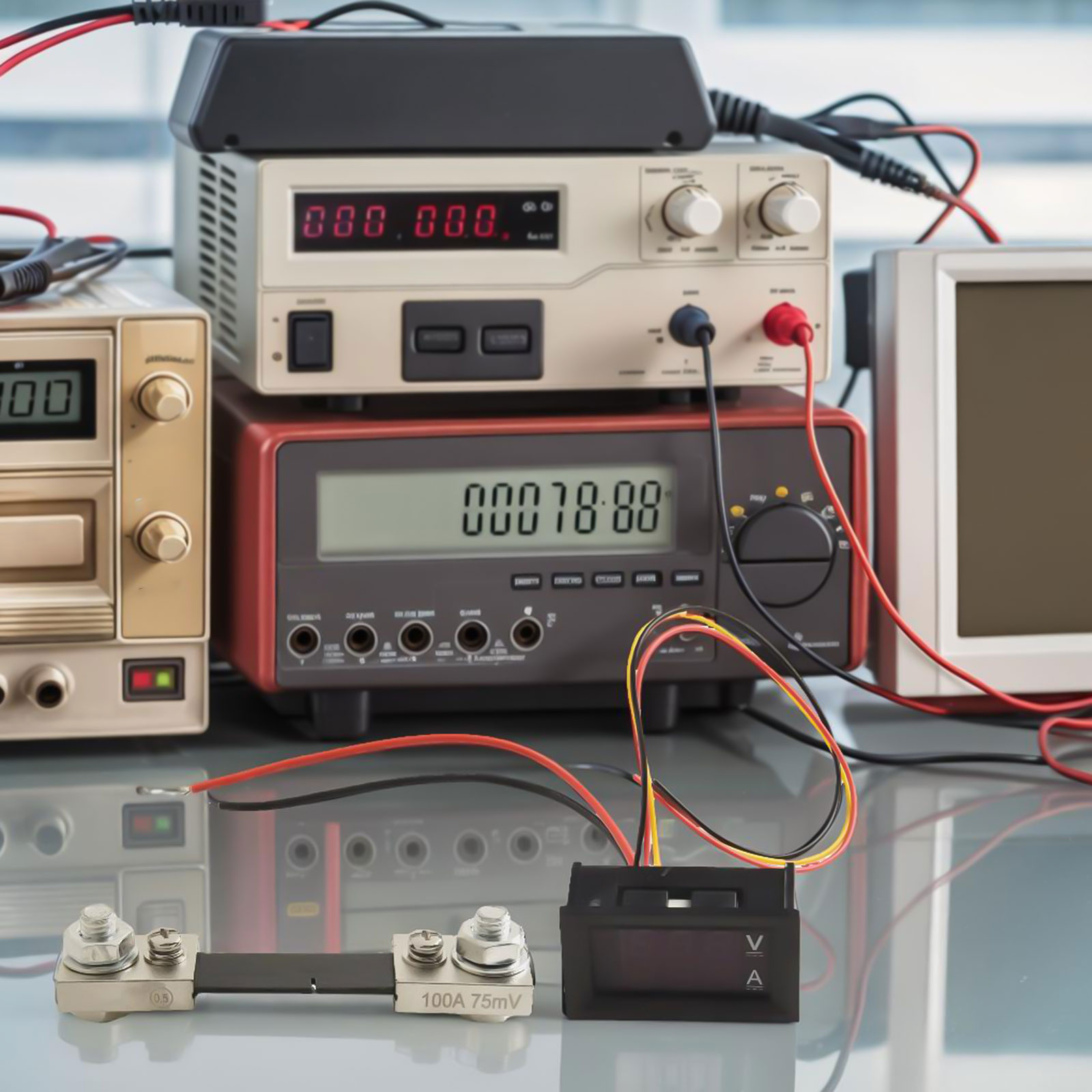 DC Dual Digital Volt Amp Teste - Renewable Energy Vehicles avaliação e preço