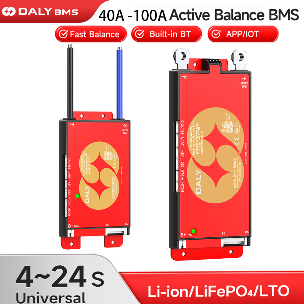 DALY 100 Smart BMS 4S 8S 12S 1 - Smart Bms avaliação e preço