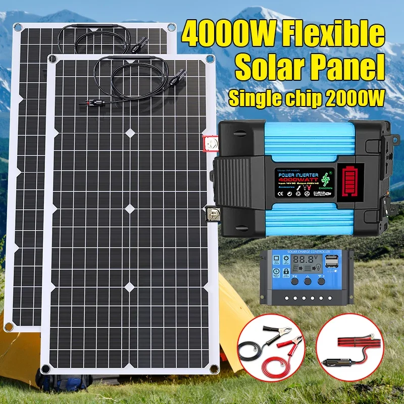 4000W Solar Panel Kit 12V To 1 - Renewable Energy House avaliação e preço