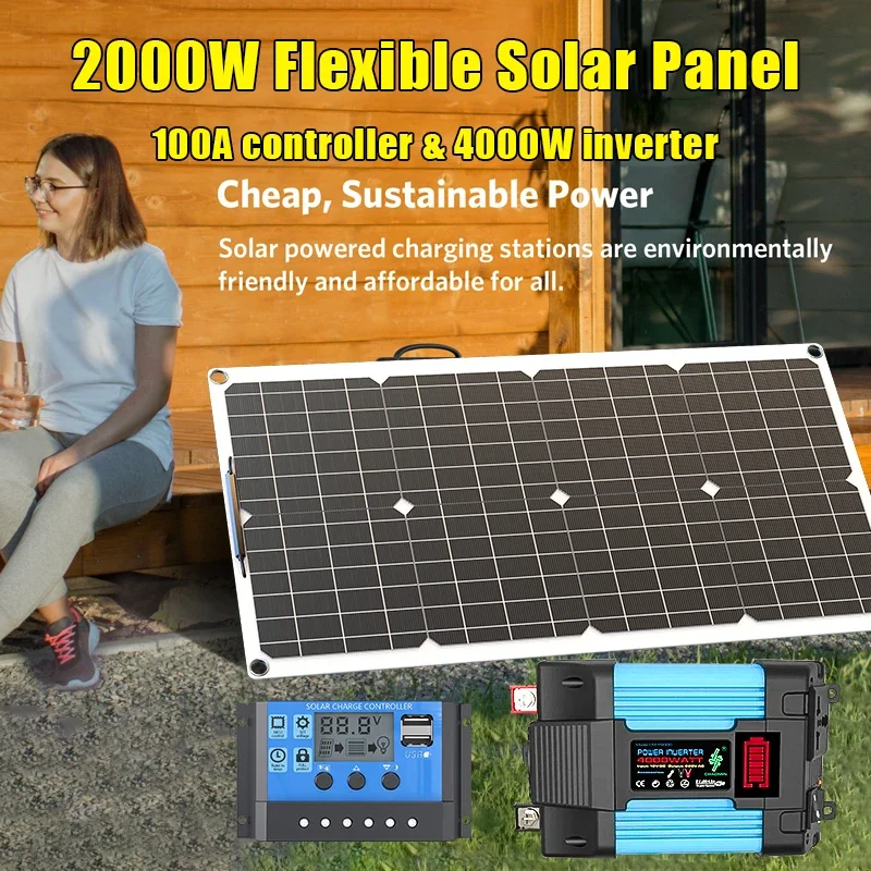4000W Solar Panel Kit 12V To 1 - Renewable Energy House avaliação e preço