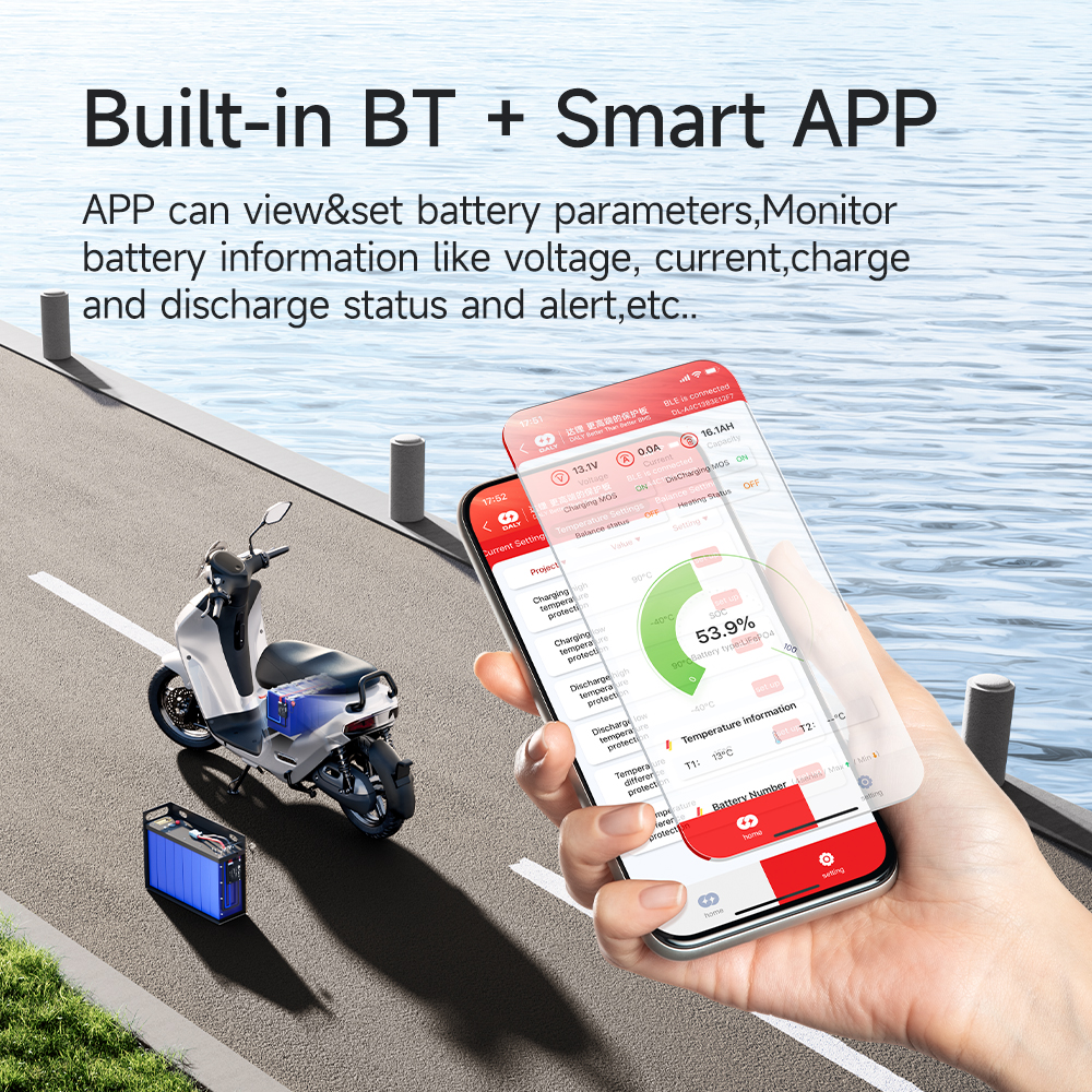 Daly Smart BMS UART 30A 40A 60 - Smart Bms avaliação e preço